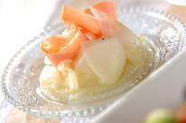 大根のユズマリネ