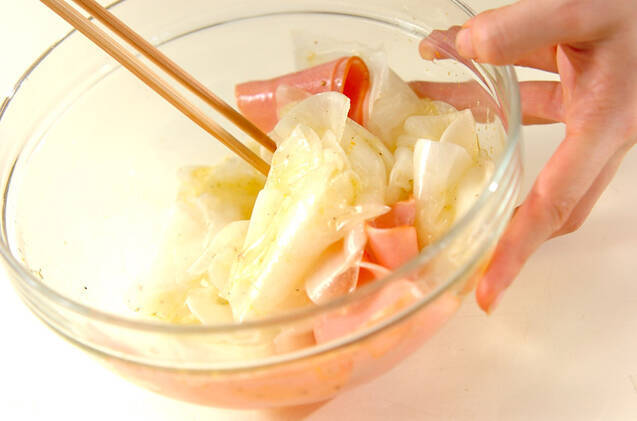 大根のユズマリネの作り方の手順4