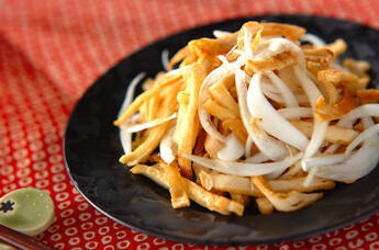 カリカリ油揚げのせオニオン