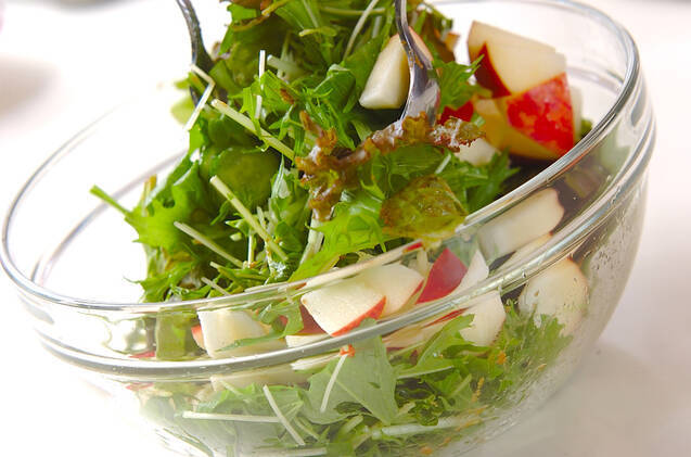 水菜のサラダの作り方の手順6