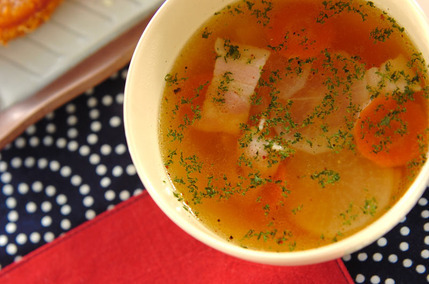 大根のひらひらスープ