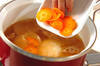 大根のひらひらスープの作り方の手順4