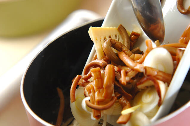 具だくさんの合わせみそ汁の作り方の手順6