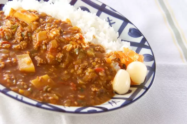 野菜の旨みたっぷり!絶品ひき肉カレー