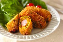 ソーセージ入りパンプキンコロッケ