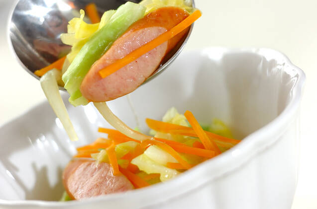 春キャベツの具だくさんカレースープの作り方の手順6