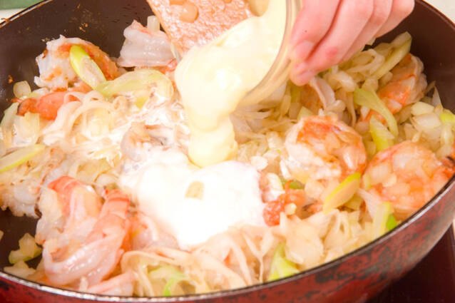 中華風エビのマヨ炒めの作り方の手順8