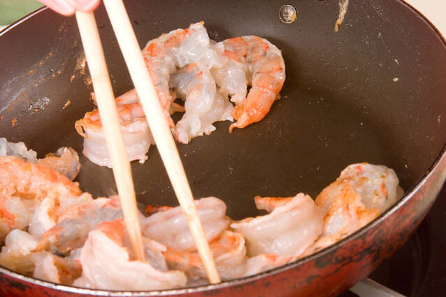 中華風エビのマヨ炒めの作り方の手順6