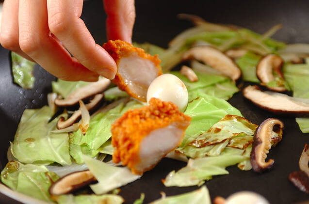 鶏唐と野菜の甘酢炒めの作り方の手順3