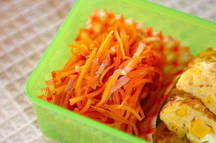 ニンジンのメープル炒め