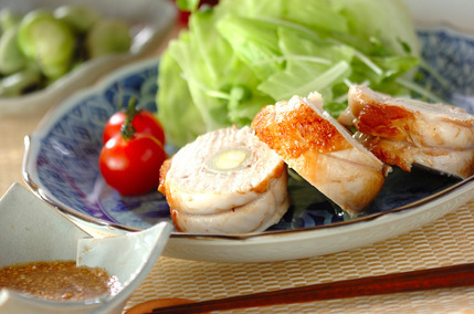 チキンのロール焼き