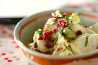 キャベツのもみ漬け