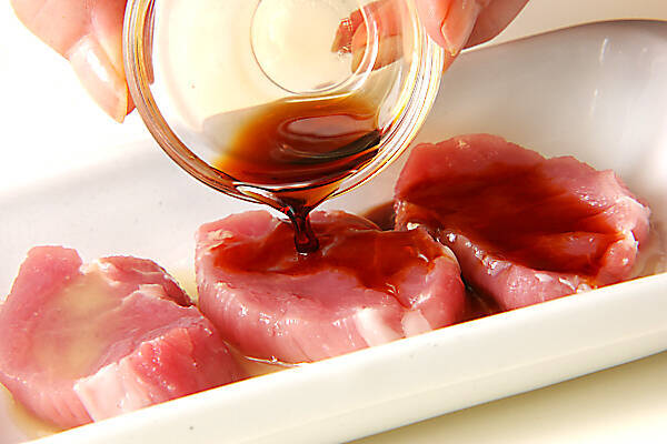 豚肉の竜田揚げの作り方の手順1