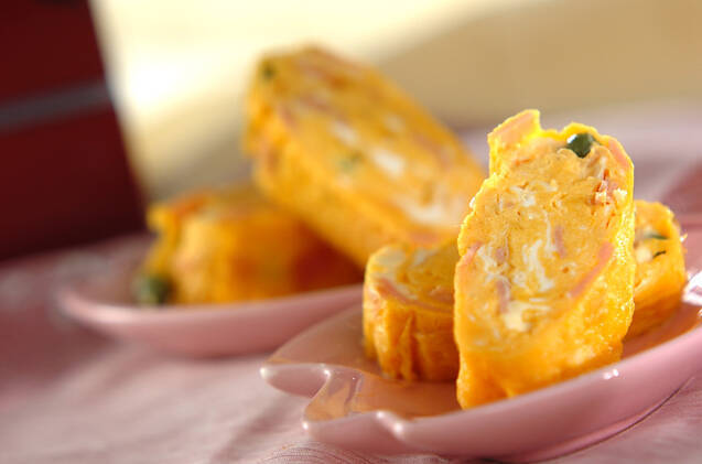 具だくさん卵焼き