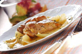 鶏肉のレモンソース