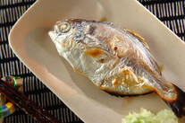 ウオゼのグリル塩焼き