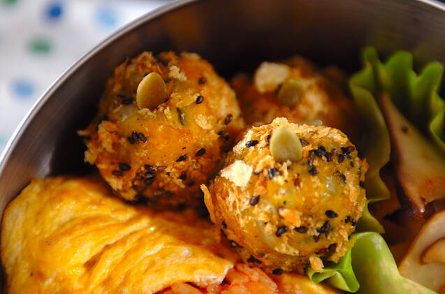 揚げないカボチャコロッケ