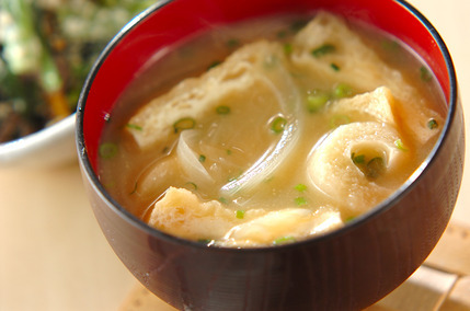玉ネギの田舎みそ汁