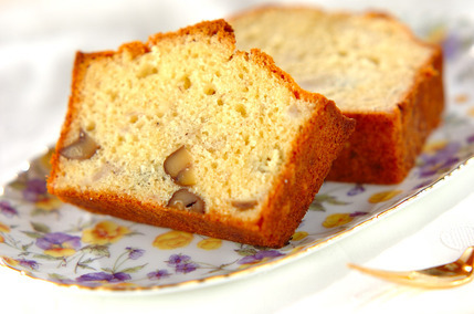 しっとり！バナナパウンドケーキ 和栗をアクセントに by増田 知子さん