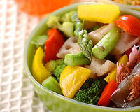 彩りゆで野菜サラダ