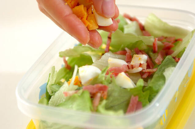 シーザー風サラダの作り方の手順2