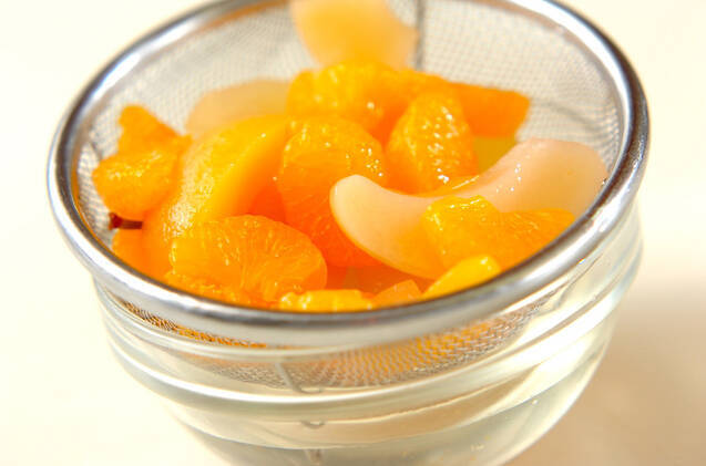 ミックスフルーツミルクの作り方の手順1