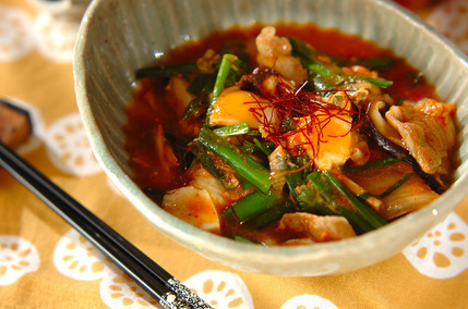 豚肉とキムチのトロミ煮