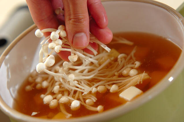 ワカメのスープの作り方の手順4