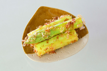 アスパラのおかか和え