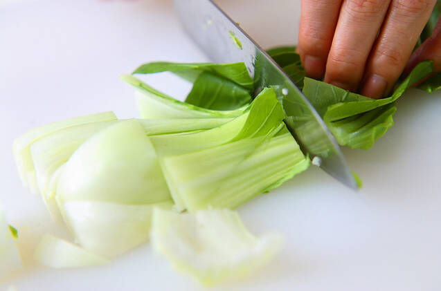 チンゲンサイのお浸しの作り方の手順1