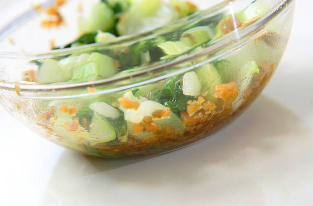 チンゲンサイのお浸しの作り方の手順3