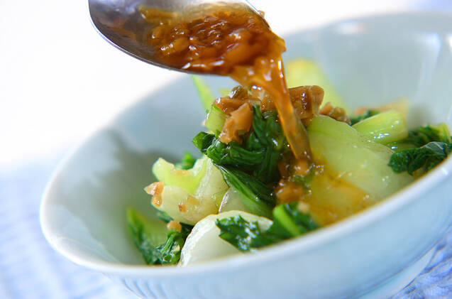 チンゲンサイのお浸しの作り方の手順4