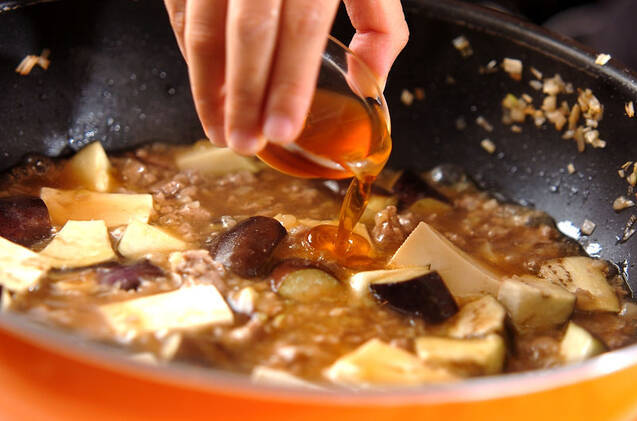 マーボーナス豆腐の作り方の手順9