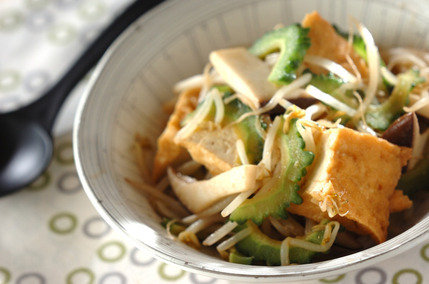 ゴーヤの風味みそ炒め