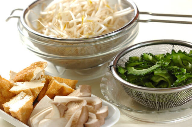 ゴーヤの風味みそ炒めの作り方の手順1