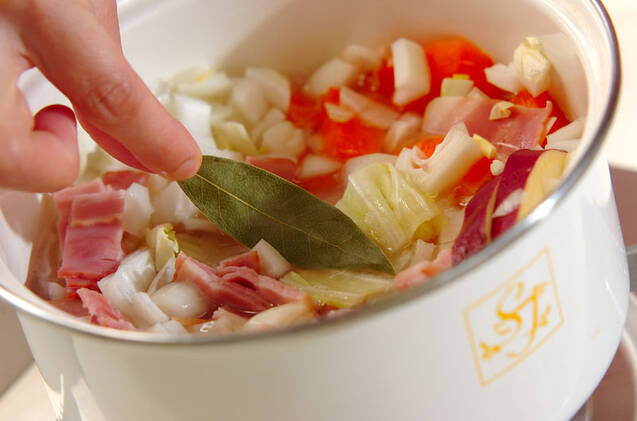 ホエー入りのたっぷり野菜スープの作り方の手順3