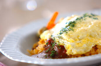 オールスター集合!チーズオムライス