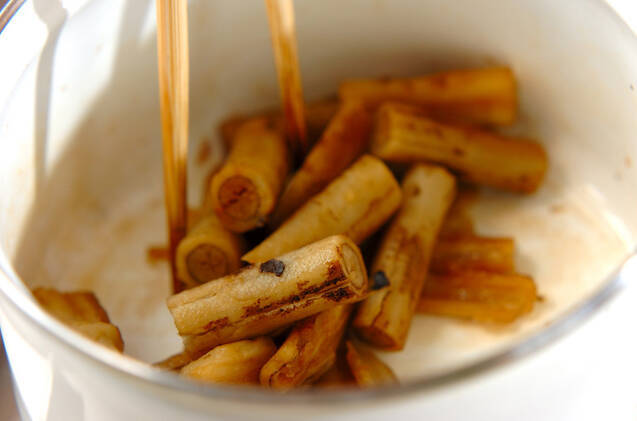 たたきゴボウの含め煮の作り方の手順3