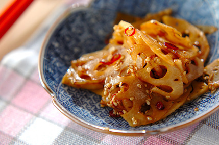 シャキシャキ！定番レンコンのきんぴら