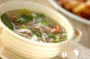 レタスのふわふわスープの作り方の手順