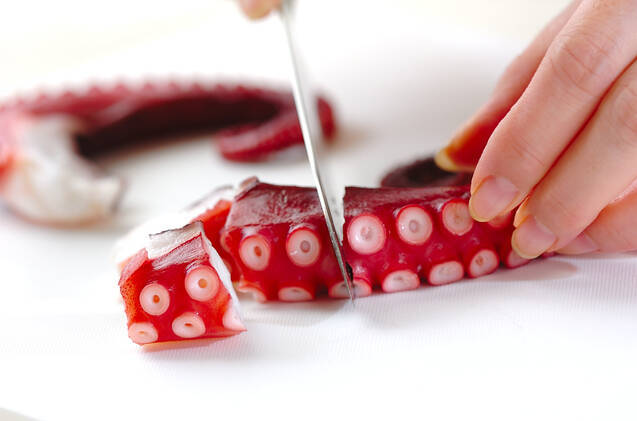 タコと大豆の煮物の作り方の手順1