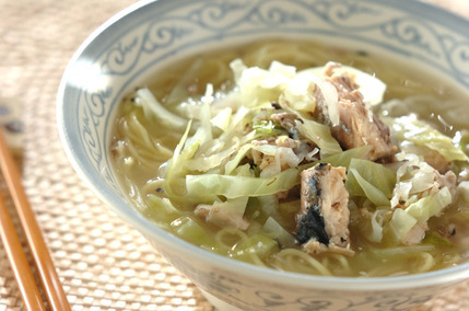 サバ缶ラーメン