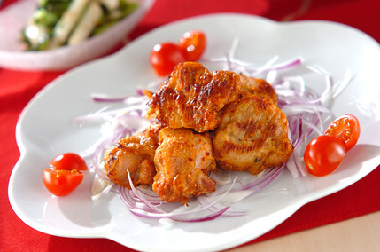 オーブン焼きピリ辛チキン