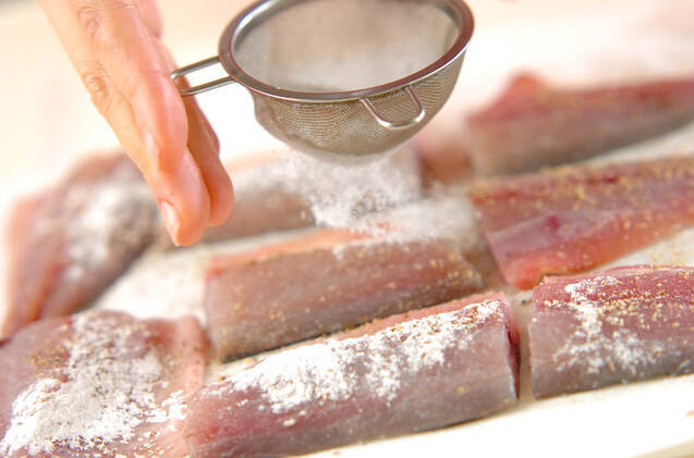 アジのショウガ蒲焼きの作り方の手順1