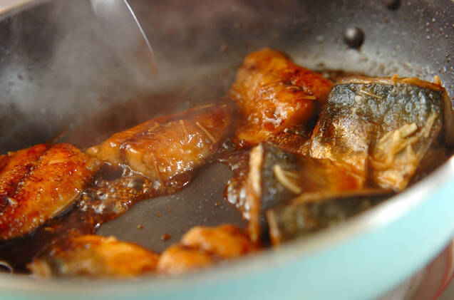 アジのショウガ蒲焼きの作り方の手順6