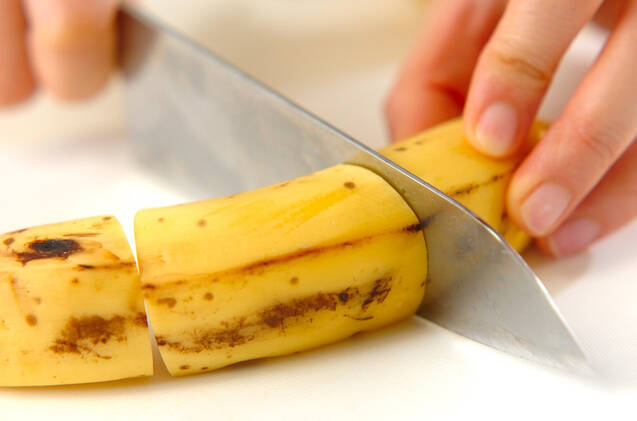 バナナのオーブン焼きの作り方の手順1