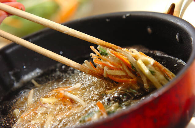 野菜のかき揚げの作り方の手順7