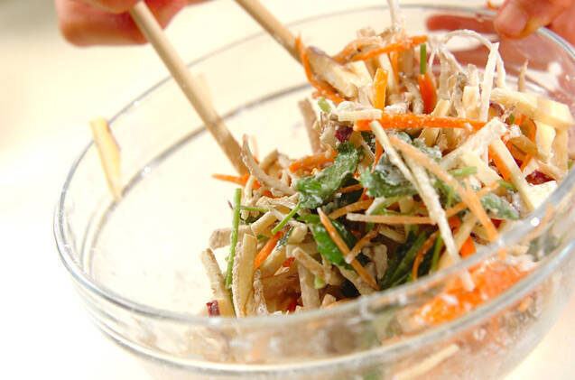 野菜のかき揚げの作り方の手順6