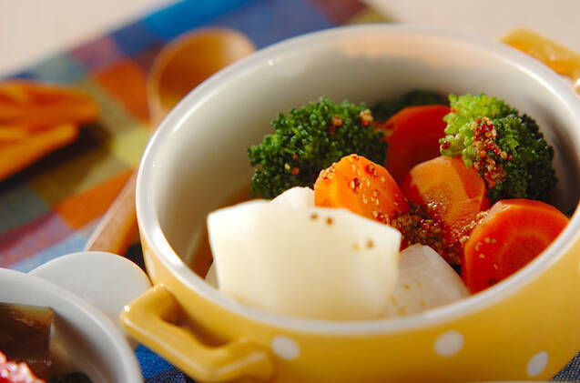 野菜の温サラダ