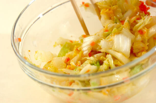 15分でできる白菜のお好み焼き by山口 祐未さんの作り方の手順2